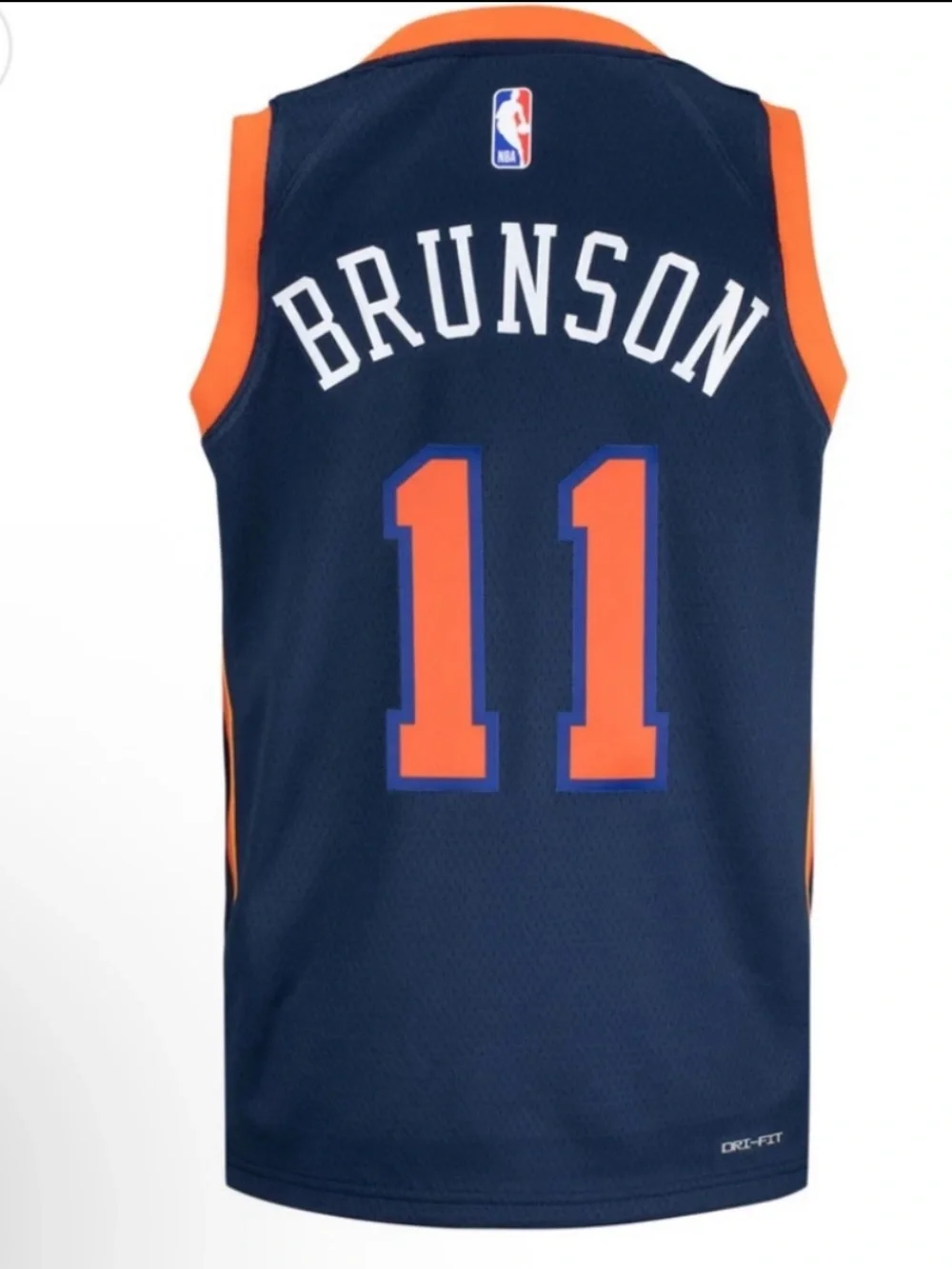 Jalen Brunson Nike Navy Statement Swingman Jersey
